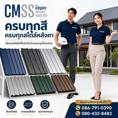 ครบทุกสี ครบทุกสไตล์หลังคา