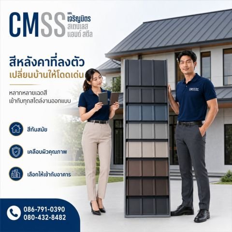 สีหลังคาที่ลงตัว เปลี่ยนบ้านให้โดดเด่น
