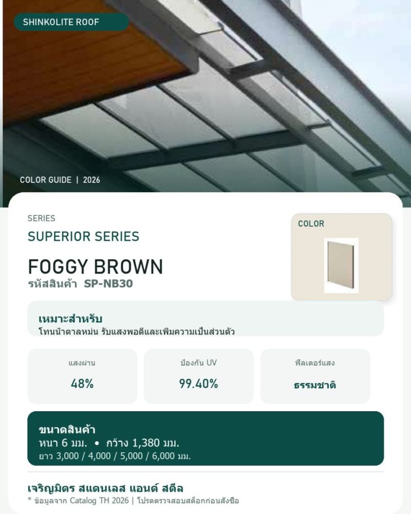 Shinkolite Superior Series Foggy Brown (SP-NB30)