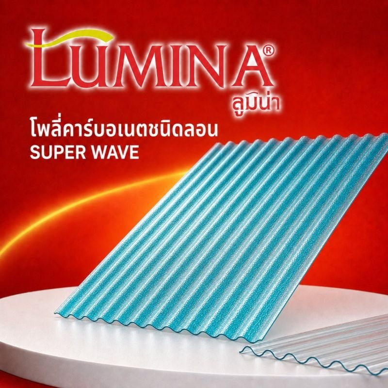 โพลี่คาร์บอเนต ชนิดลอนคลื่น (Superwave)